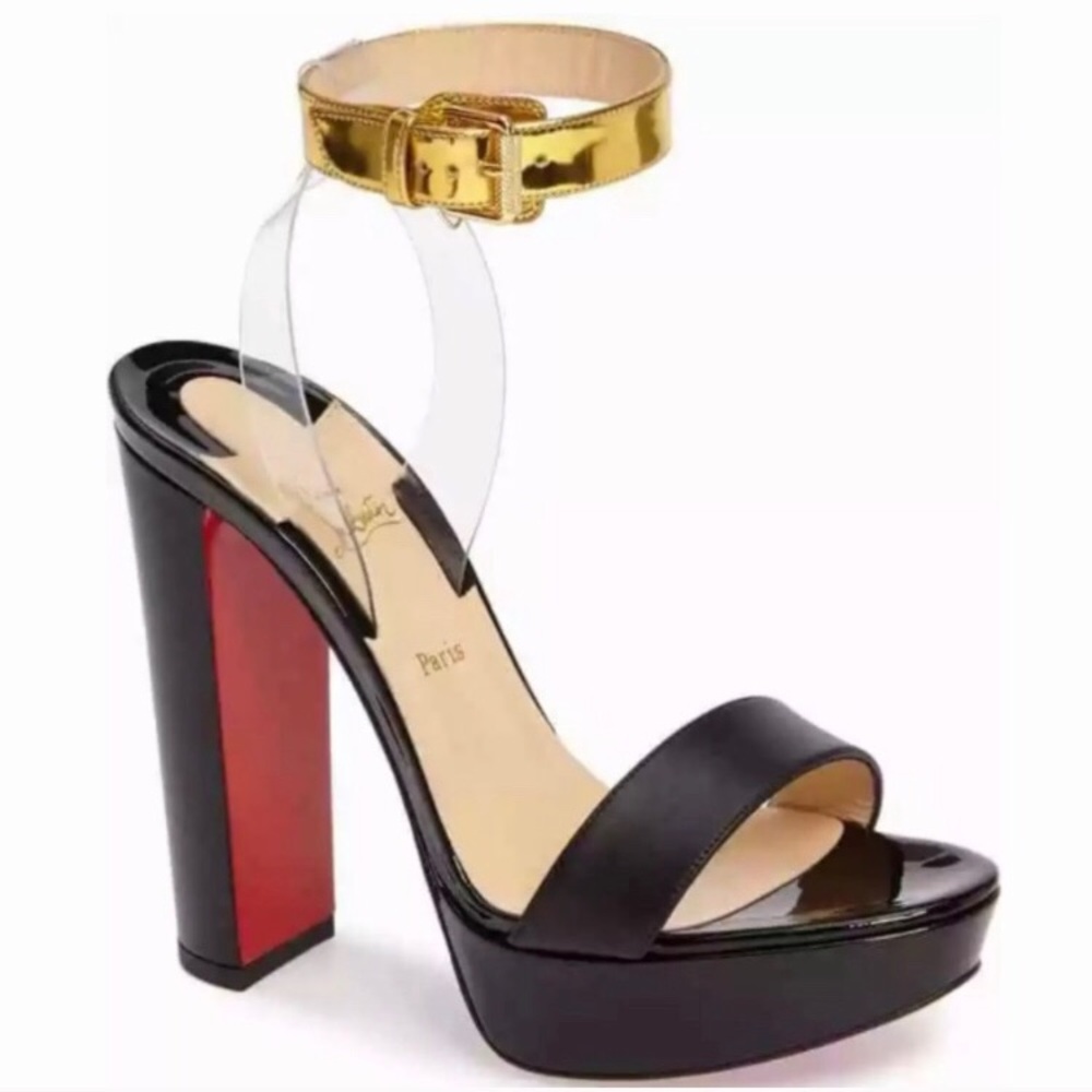 Christian Louboutin “red bottom” platform heels